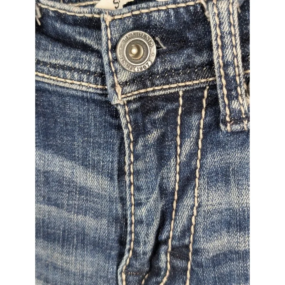 BKE Alec Straight Stretch Jeans Blue Men's/Boys Size 27R